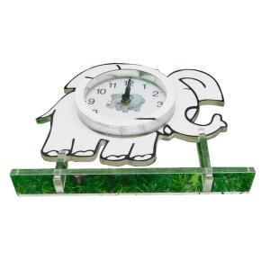 China Creative CMYK Printing Anime Alarm Clock Elephant Shaped Sweep Movement factory