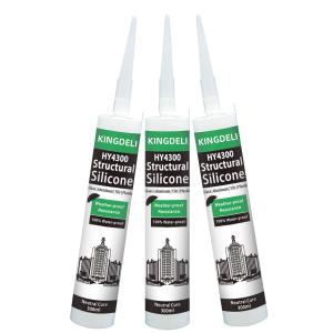China Clear Glass Silicone Sealant For Aluminium Windows Weatherproofing factory
