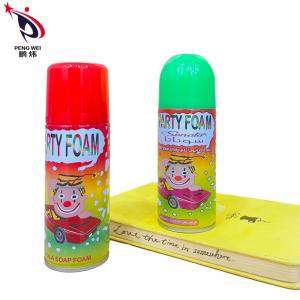 China OEM Artificial Colored Snow Spray Foam 200ml Lemon Fragrance factory