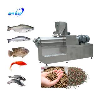 China Max. Capacity of 250-300kg/h Floating Fish Feed Extruder Machine for Automatic Feeding factory