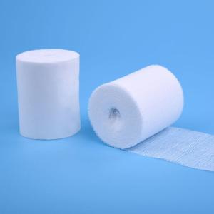 China Breathable 13th Mesh 5cm X 5m Medical Gauze Bandage Roll White Non Sterile factory