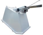 4000LBS Forklift Tilt Dumpster Forklift Attachment Dumping Bin