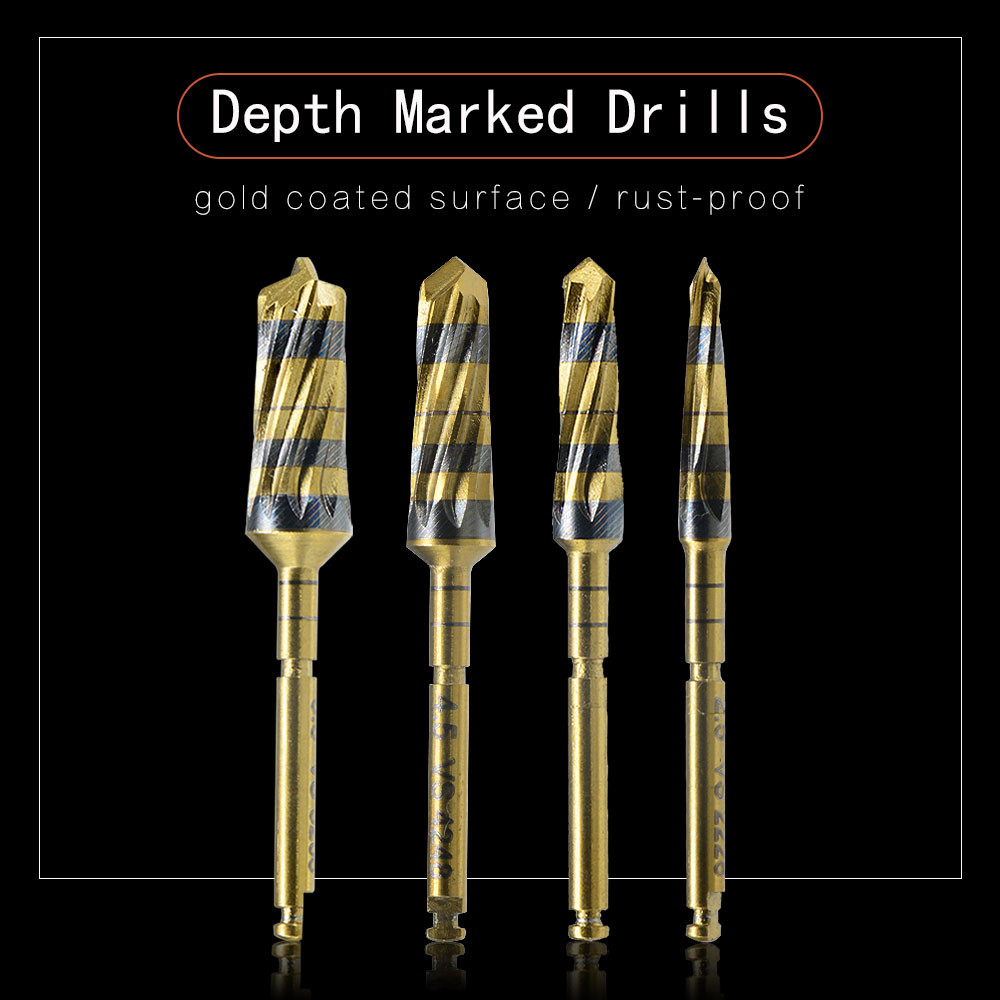Multi Functional Dental Implant Tools With Stopper For Alveoloar Bone Expanding And Drilling