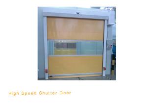 China Auto Anti-static PVC High Speed Shutter Door / Fast Speed Scroll Door For Factory Workshop factory