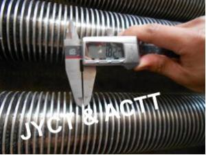 China SA106GrB Metal Welded Helical Fin Tube for Air Cooler / Boiler Economizer on sale