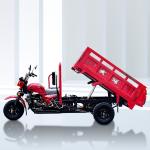 Heavy Ghana Gas 1000kg Cargo Tricycle with 5.0-12 Tire Size and 2*1.4m Cargo Box