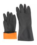 Building black polyester nylon 13 grey nitrile coated palm working gloves