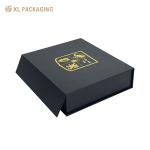Cardboard Paper Magnetic Closure Box Gift Box Wig Custom Logo Gold Foil Stamping