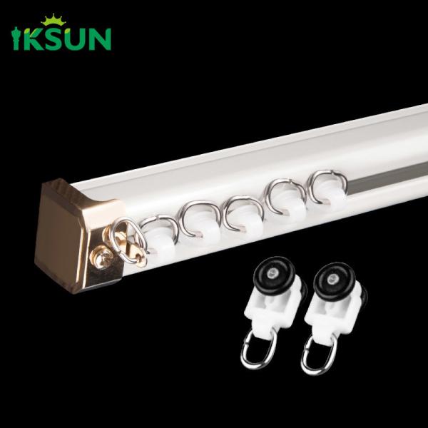 China Balcony Aluminium Curtain Track OEM Profile Car Curtain Rail Square factory
