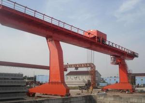 China Crane Travelling Electric Single Girder 16 Tons Gantry Crane Span 7.5m Lifting Height 6m factory