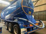 Heavy-Duty Freight Truck Powder Tanker Truck for 3-Axis Bulk Transport Semi