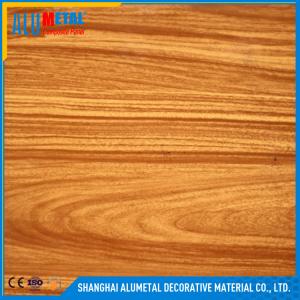 China 3D Gloss Wooden Aluminum Composite Panel 3mm ACP Sheet Fireproof factory