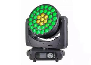 China 37*15w LED Moving Head Light RGBW 4 In1 Zoom Wash Circle Control For DJ Stage factory