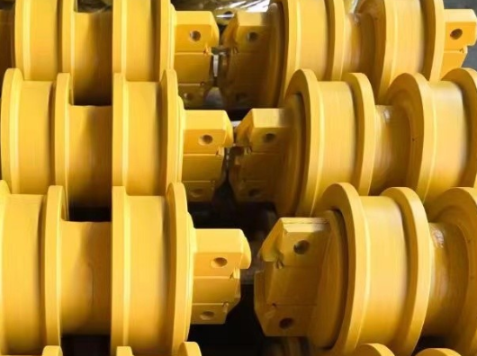 100kg Track Roller For Excavator Proven By Quenching And Tempering