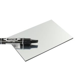 China ISO Waterproof Silver Mirror ACP Sheet , Antiwear Aluminium Composite Mirror Sheet factory