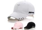 3D Embroidery Girls Cotton Baseball Cap Adjustable 5 Panel Pink Good Flexibility
