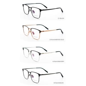Polygons Eyeglasses Frame Pure Titanium Optical Eyewear Frame