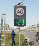 IP65 Waterproof Solar Powered Radar LED Speed Limit Sign Speed Traffic Radar