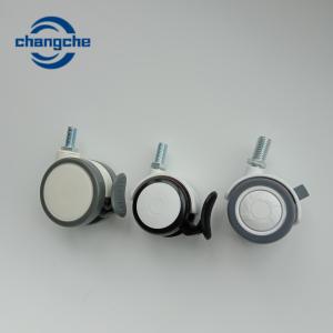China Heavy Duty Nylon PVC PP Hospital Bed Castors 2 Inch Casters 110kg factory