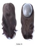 Cuticle Remy Hair Topper Full Injected Poly skin Best Quality Hair Top Piece