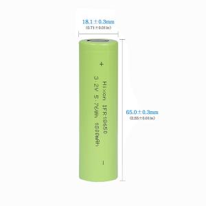 China 18650 Lithium Iron Phosphate Battery 3.2V 1800mAh for Solar Street Light factory