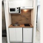 Custom Kitchen Countertop With Cabinet Mini Hotel Apartment Kitchenette Modular