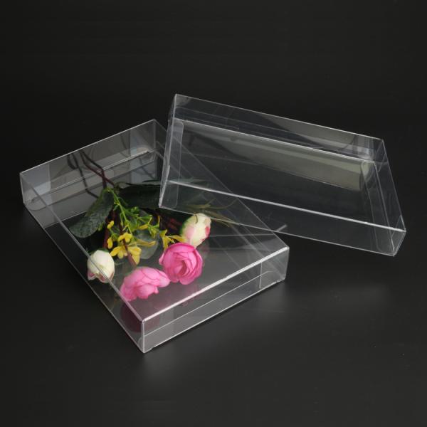 Transparent Plastic Box Packaging Folding PET PVC PP Clear Box Packaging Eco Friendly