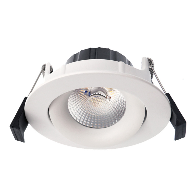 Flicker Free 0~100% Dimmable 8w High Lumen 83mm Cutout Downlight