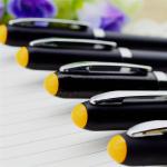 Gel pen,Promotional gel-ink pen with cap,black rubber gel-ink pen with metal