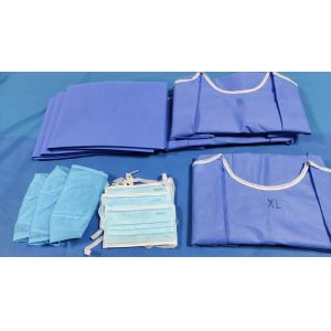 Sterilized By Ethylene Oxide Disposable Surgical Packs in Non-woven Fabric with