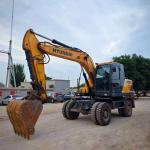 Hyundai 150W-9 Used Excavators 15tons Large Hydraulic Wheel Excavator Digger