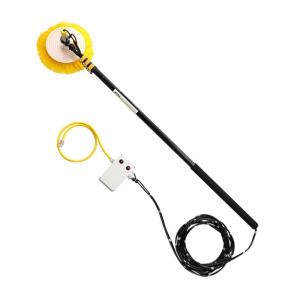 China Yellow Photovoltaic Solar Panel Cleaning Brush With Motor Double Disc factory