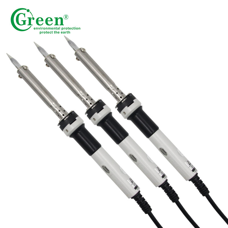 110V / 220V 80W High Temperature Soldering Iron 50-600℃ White / Black Lead Free