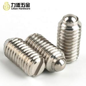 Round Swivel Ball Bear Point Set Screw Black Oxide Finish Grade 12.9