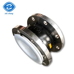 China Round SS304 Flange EPDM Ptfe Lined Rubber Expansion Joint China For Concrete factory