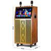 China Guangzhou Speaker 10 inch Professional Outdoor Karaoke System Audio DVD Trolley Battery Speaker with UHF wireless mics factory