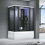 110V / 220V Bathroom Shower Enclosure , Steam Bath Shower Cabin 1400x1100x2150mm