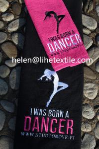 China fitness towel with embroidery logo bath towel factory