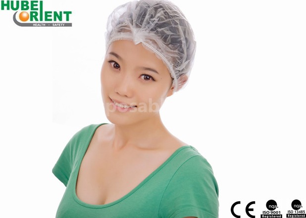 Surgical Disposable Medical Mob Cap/Nonwoven Nurse Caps White