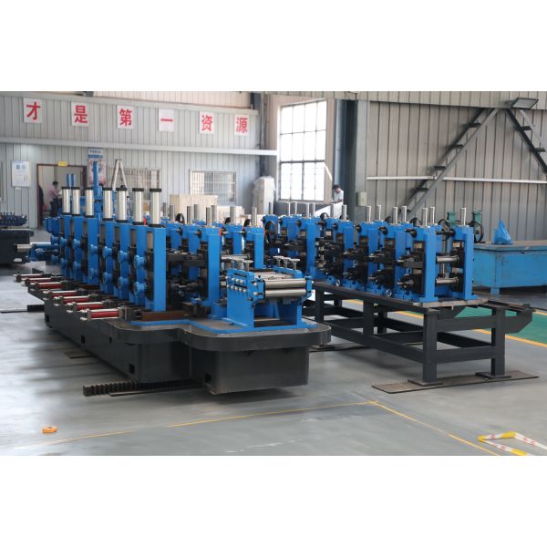 China Steel Pipe Making Machine , Tube Rolling Machine With HF Welded factory