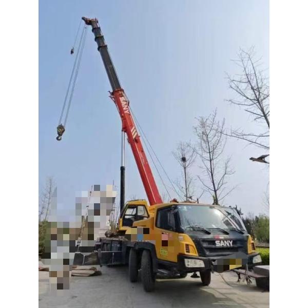 China 2016 SANY Used 75T Fully hydraulic truck crane lifting machinery factory