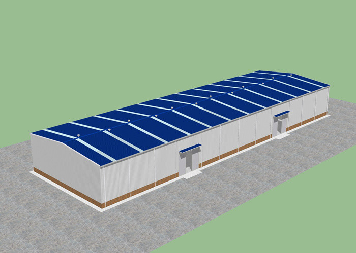 Q235 / Q355 Steel Structure Workshop Prefabricated Steel Frame Buildings
