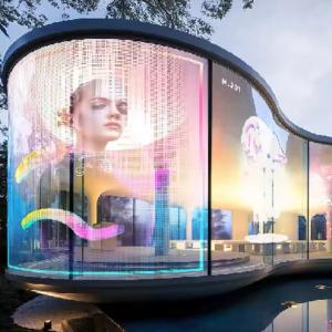 China 1000 Hours Average No Failure Waterproof IP43 Transparent Digital Display for Performance factory