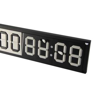 China 8888 Black On White Warehouse Digital Timer Display Quantity Count Sign factory