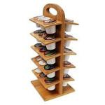 Stylish Bamboo Coffee Capsules Holder Home & Office Organization SGS Approved