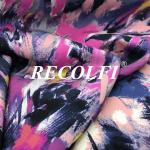 Circular Knitted Yoga Wear Fabric Solid Plain Colors For Colombia Activewear
