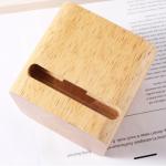 Universal Cell Phone Stand with Loudspeaker Holder Wooden Phone Stand Bamboo