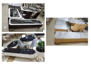 China Dining Room Oak Media Stand 6 Pieces For General Small Size House factory