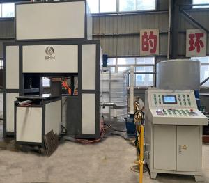 China Automatic Casting Riser Sleeves Forming Machine Production Line With Metal Dryer factory