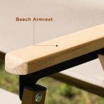 Best Backpacking lightweight folding chair Collapsible Khaki Small Aluminum